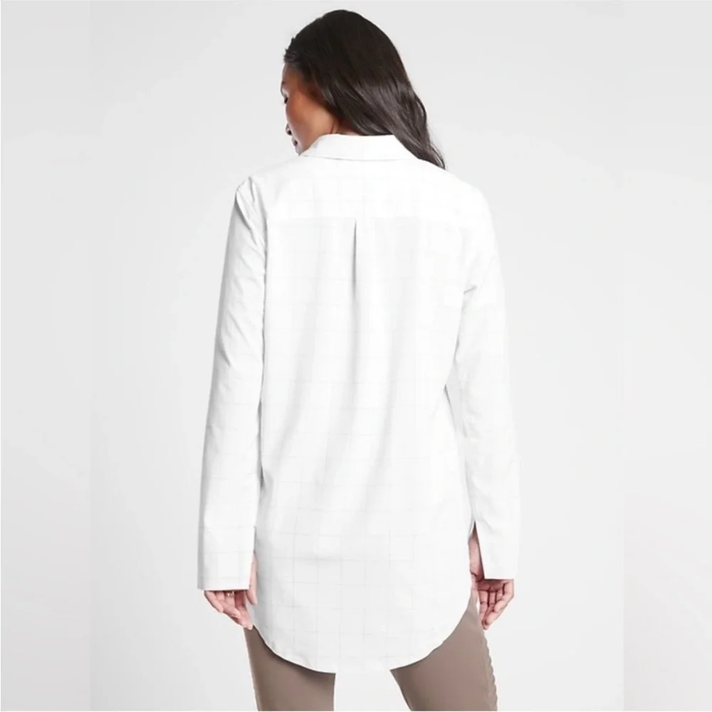 Athleta Urbanite Button Down - Windowpane - Picture 2 of 4